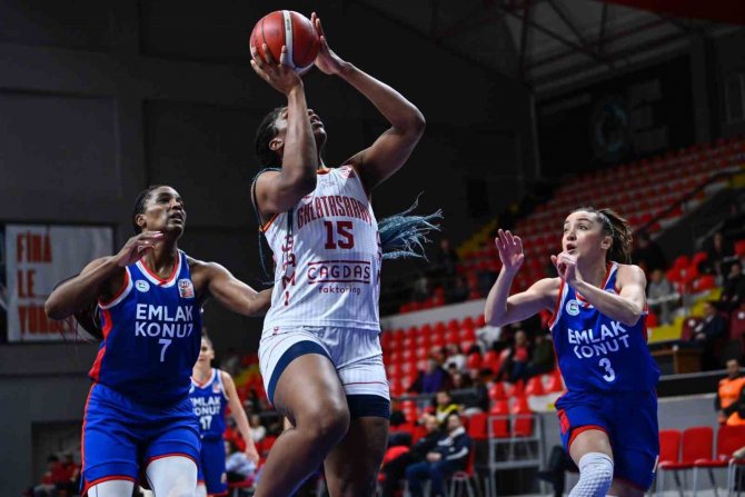 Ing Kadınlar Basketbol Süper Ligi: Galatasaray: 90 - Emlak Konut: 68