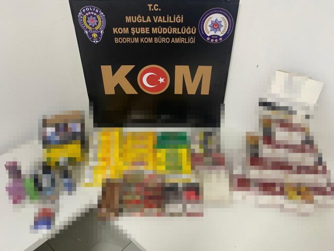 Muğla’da Kaçak Sigara Ve Tütün Operasyonu