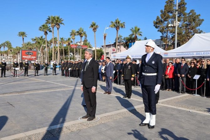 Marmaris’te Çanakkale Zaferi Törenlerle Kutlandı