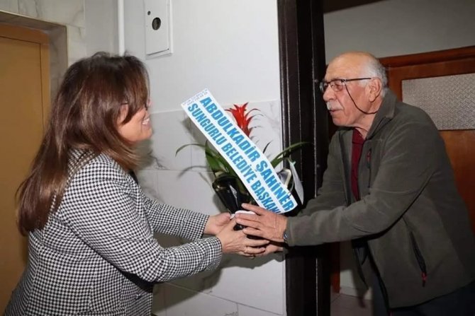 Sungurlu Belediyesi Şehit Ailelerini Unutmadı
