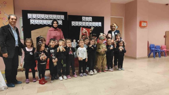 Zonguldak’ta Minikler Çanakkale Zaferi’ni Andı