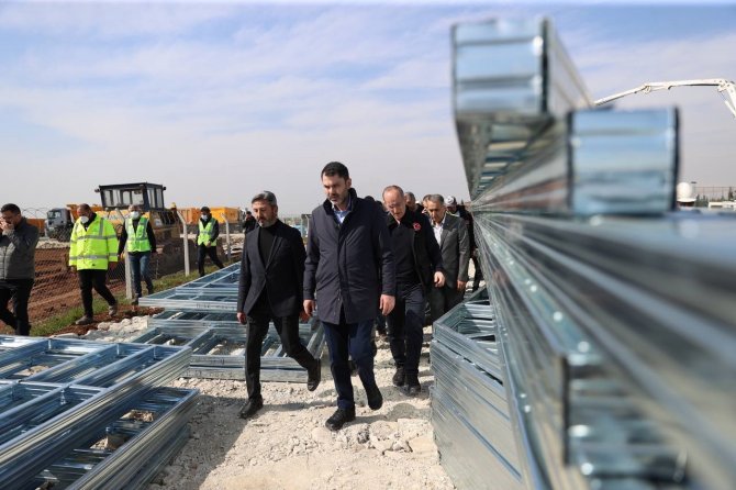Bakan Kurum: “143 Bin 261 Köy Evi İçin Gaziantep’in Nurdağı İlçesine Bağlı 7 Köyde De 310 Kalıcı Konut İnşa Çalışmasına Başlandı”