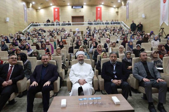 Diyanet İ̇şleri Başkanı Erbaş: “Bireysel Ve Toplumsal Huzur, Sağlam Temellere Dayanan Aile Kurumuyla Mümkündür”