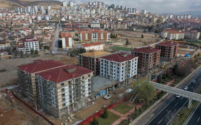 Kentsel Dönüşüm Örneği Gösteren Elazığ’da Konutlar Hızla Yükseliyor
