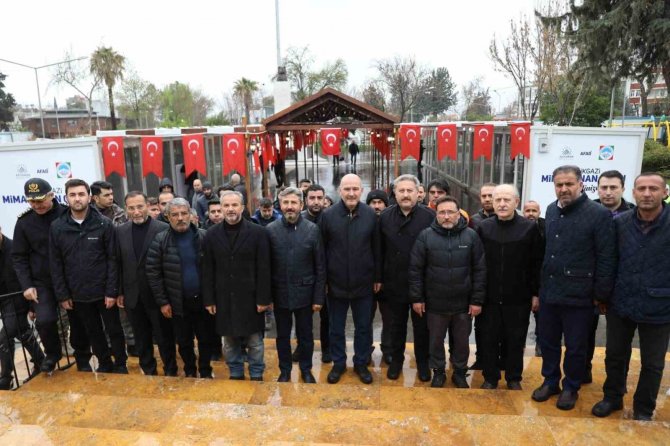 Başkan Palancıoğlu, Bakan Soylu İle Çarşıda İ̇nceleme Yaptı
