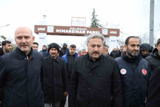 Başkan Palancıoğlu, Bakan Soylu İle Çarşıda İ̇nceleme Yaptı