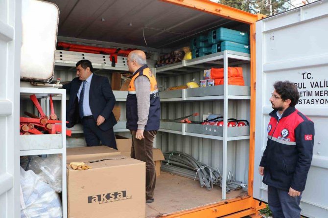 Sultanbeyli’de Afet İstasyonları Kuruldu