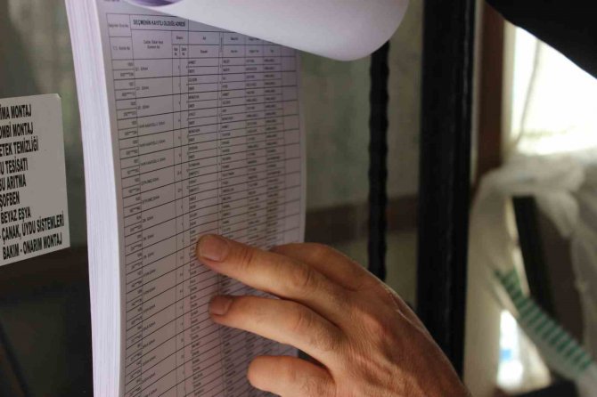 Seçmen Listeleri Askıya Çıktı