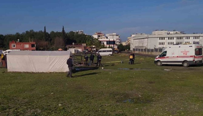 Çadırda Yangın Çıktı: 1 Ölü