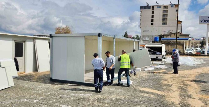 Depremin Vurduğu Pazarcık’a "Kocaeli Çarşısı" İnşa Ediliyor