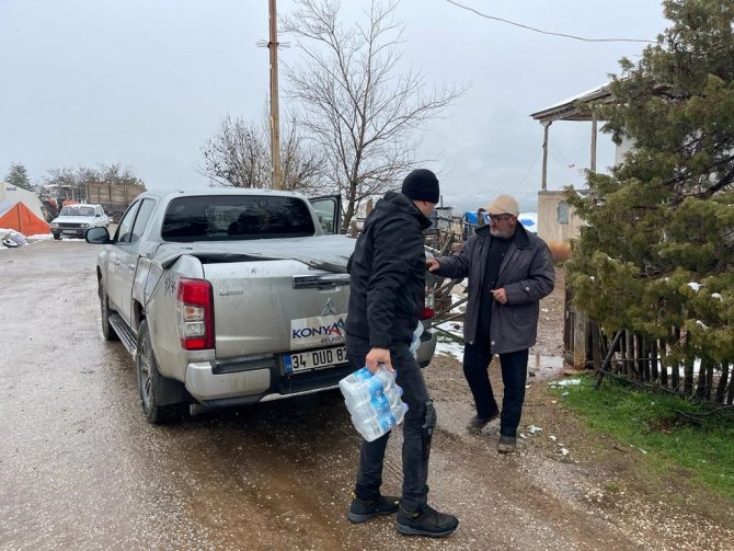 Konyaaltı Belediyesi Deprem Bölgesine Yardımlarını Sürdürüyor