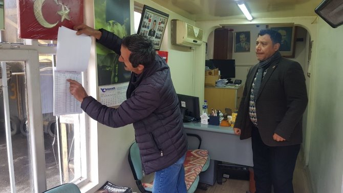 Seçmen Listeleri Muhtarlıklara Asıldı