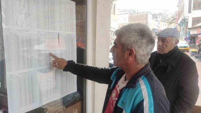 Tunceli’de Seçmen Listeleri Askıya Çıktı
