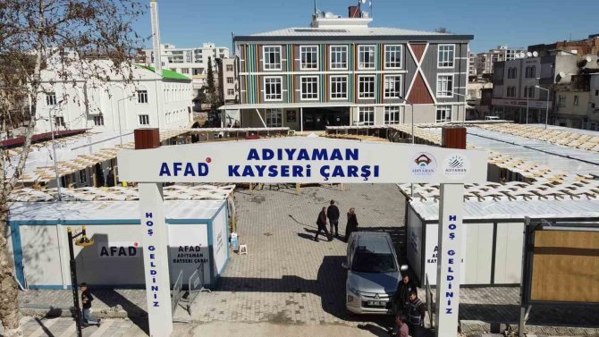 Esnaf Konteyner Çarşıda Satışa Başladı