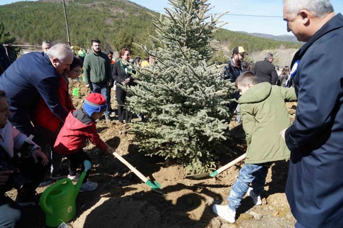 Kastamonu’da Fidanlar Depremzedeler İçin Dikildi