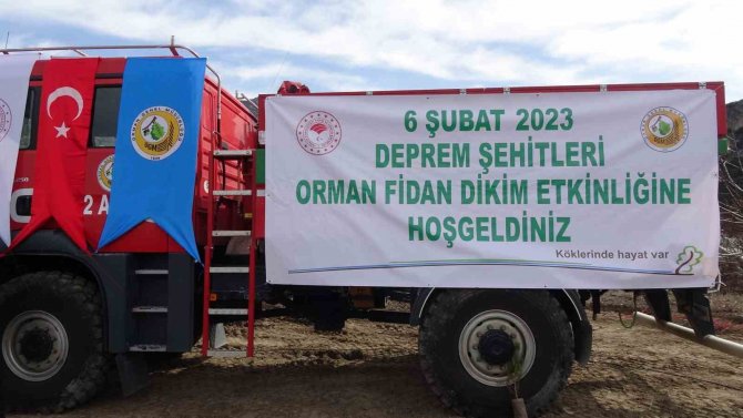 Burdur’da Deprem Şehitleri Anısına Hatıra Ormanı