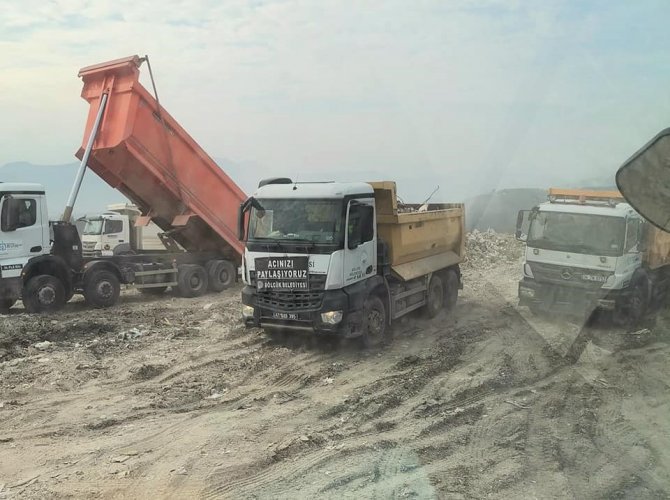 Gölcük Belediyesi Hatay’da Yaraları Sarmaya Devam Ediyor