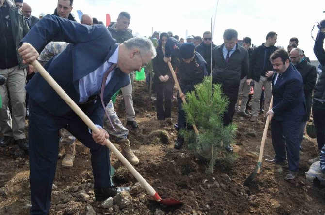 İ̇nönü’de 2 Bin Fidan Dikilerek 6 Şubat Deprem Şehitleri Ormanı Oluşturuldu