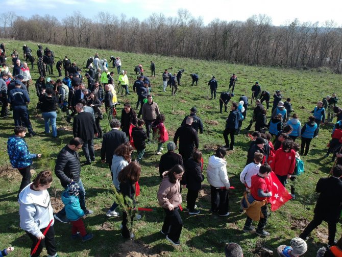 Sinop’ta "6 Şubat Deprem Şehitleri Hatıra Ormanı" Fidan Dikim Töreni