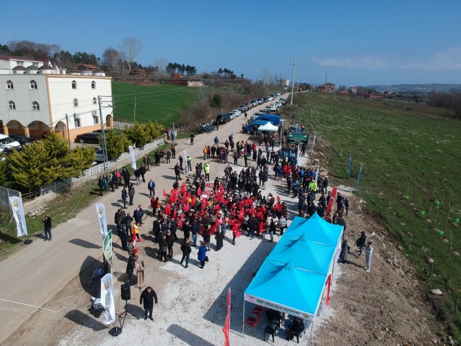 Sinop’ta "6 Şubat Deprem Şehitleri Hatıra Ormanı" Fidan Dikim Töreni