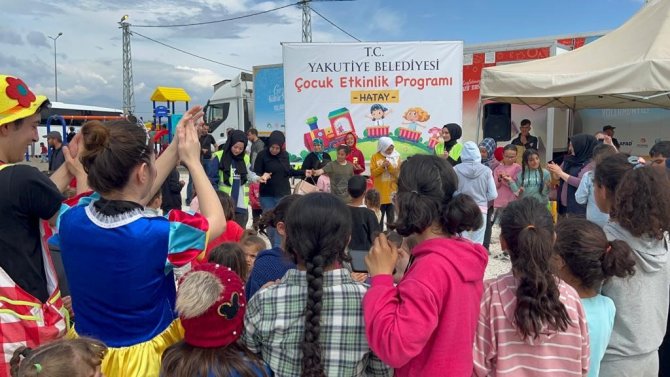 Yakutiye Belediyesi’nden Hatay’da ’Çocuk Etkinlik Programı’