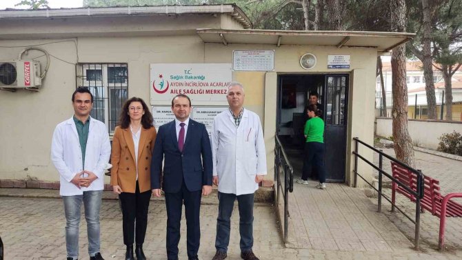 Aydın İ̇l Sağlık Müdürü Şenkul İ̇ncirliova’daki Sağlık Çalışmalarını Yerinde İnceledi