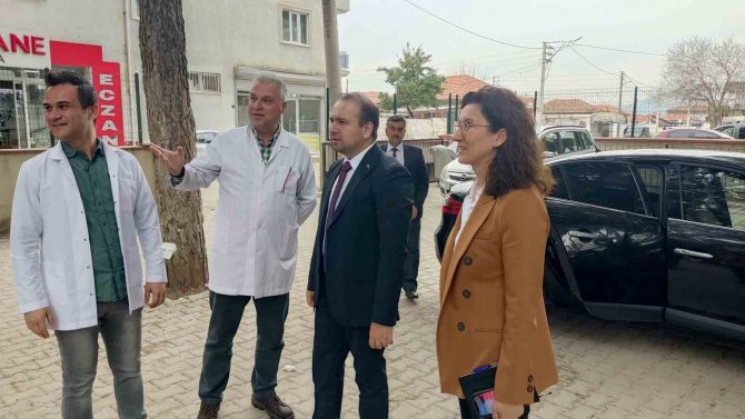 Aydın İ̇l Sağlık Müdürü Şenkul İ̇ncirliova’daki Sağlık Çalışmalarını Yerinde İnceledi