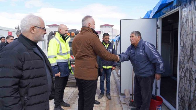 Kahramanmaraş Afşin’de Konteynerkentte Yaşam Başladı