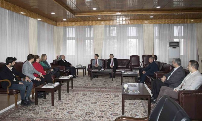 Epdad Ekibinden Rektör Çomaklı’ya Ziyaret