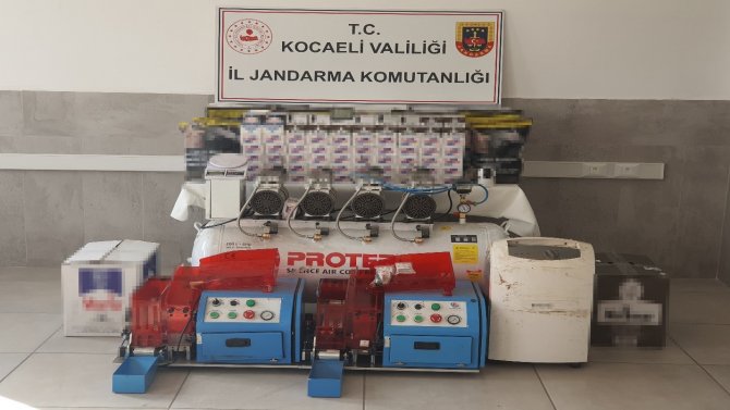 Kocaeli’de Yüz Binlerce Gram Kaçak Tütün Ele Geçirildi