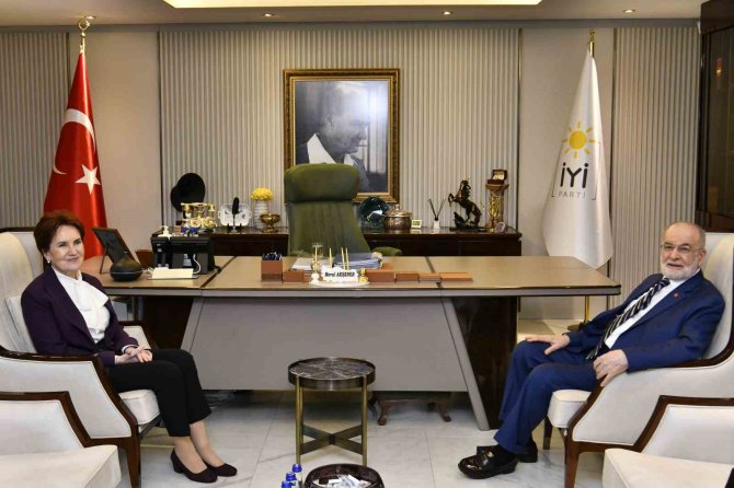 Sp Genel Başkanı Karamollaoğlu’ndan Akşener’e Ziyaret