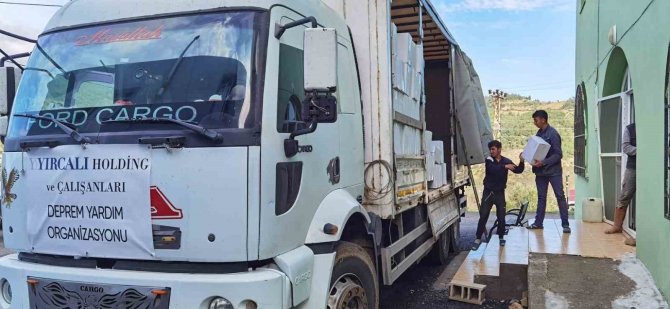 Yırcalı Holding Deprem Bölgesine Desteğini Devam Ettiriyor