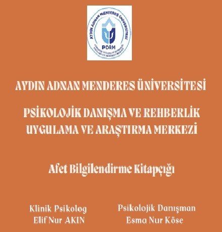 Öğrencilere Yönelik ’Afet Bilgilendirme Kitapçıkları’ Hazırlandı