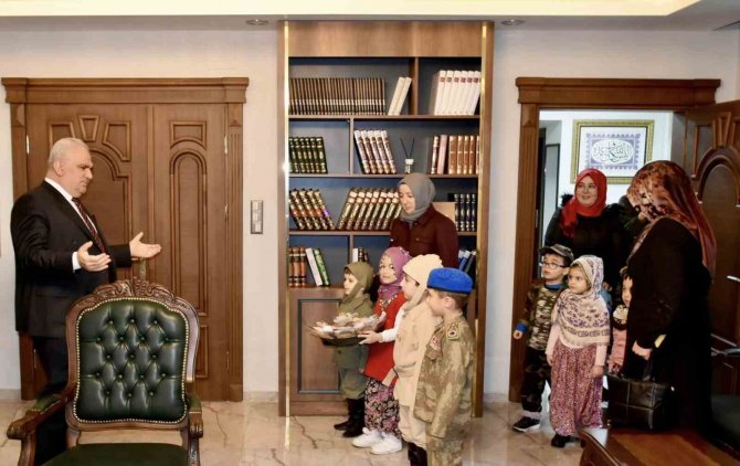 Kur’an Kursu Öğrencileri İle Bir Araya Geldi