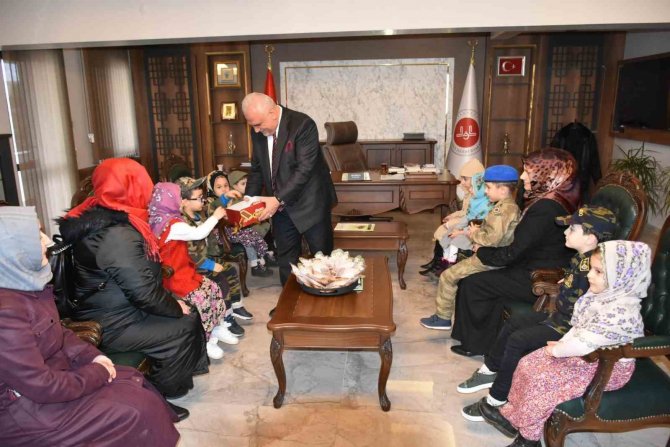 Kur’an Kursu Öğrencileri İle Bir Araya Geldi
