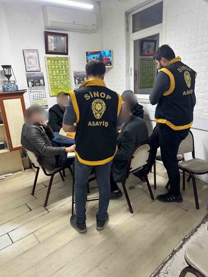 Sinop’ta Kumar Baskınında 5 Kişiye Suçüstü