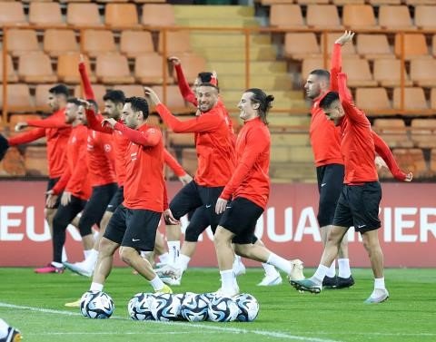 A Milli Takım, Republican Stadyumu’nda Çalıştı