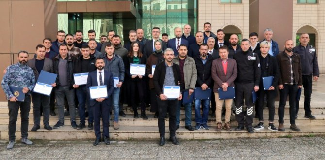Deprem Bölgesine Koşan Personele Teşekkür Belgesi