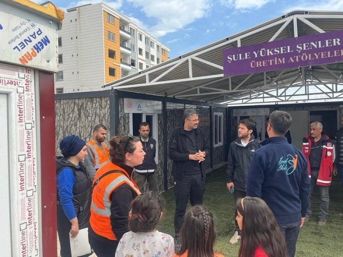 Çelik Ve Turan Üretim Atölyesini İnceledi