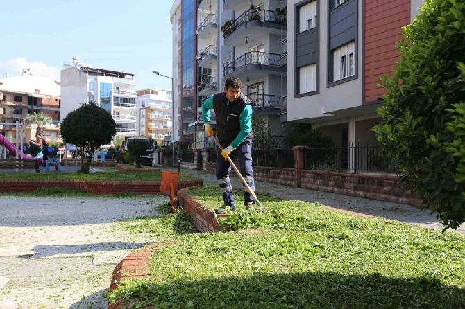 Efeler’in Yeşil Alanları Temizleniyor