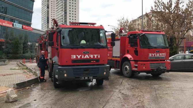Elazığ’da Baca Yangını Korkuttu