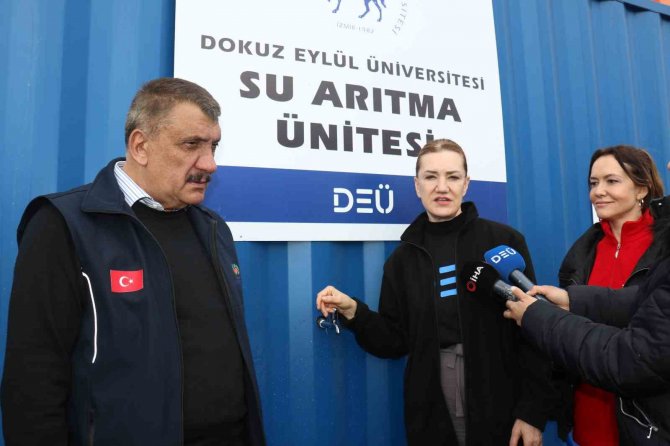 Dokuz Eylül Üniversitesi’nden Deprem Bölgesine Mobil Su Arıtma Tesisi