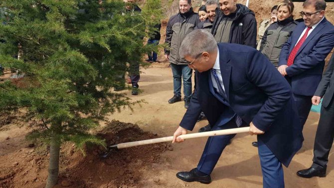 Depremlerde Hayatını Kaybedenler Anısına Bin 100 Fidan Toprakla Buluşturuldu