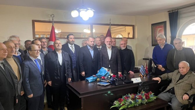 Ertuğrul Doğan, Divan Başkanı Ali Sürmen’i Ziyaret Etti