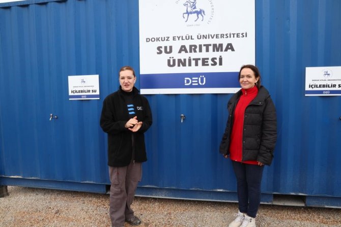 Deü, Deprem Bölgesine İki Ayrı Su Arıtma Tesisi Kazandırdı