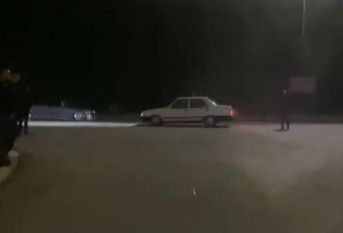 Drift Attı, 20 Bin Tl Ceza Yedi...o Anlar Kamerada