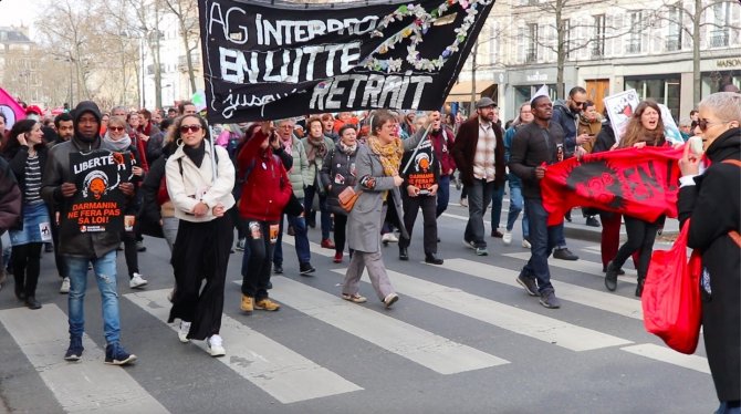 Fransa’da Göç Yasası Protesto Edildi