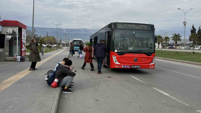 Kahramanmaraş’ta Günlük 25 Bin Yolcu Ücretsiz Taşınıyor