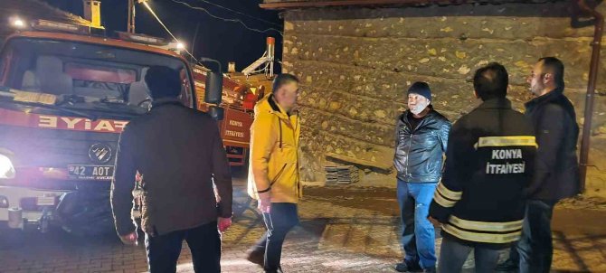 Derebucak’ta Korkutan Ev Yangını