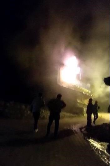 Derebucak’ta Korkutan Ev Yangını